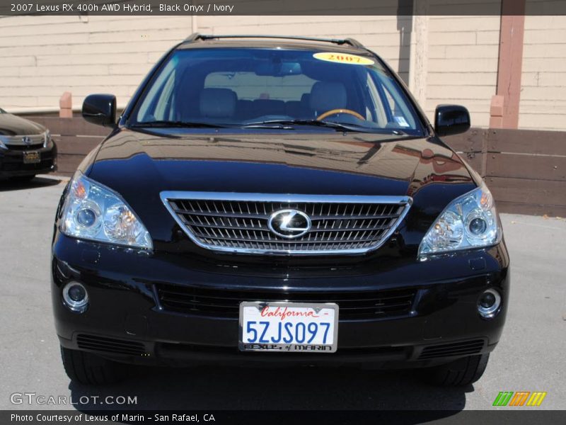 Black Onyx / Ivory 2007 Lexus RX 400h AWD Hybrid