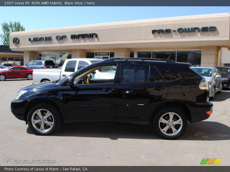Black Onyx / Ivory 2007 Lexus RX 400h AWD Hybrid