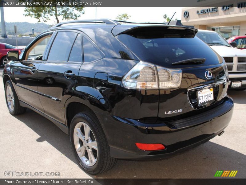 Black Onyx / Ivory 2007 Lexus RX 400h AWD Hybrid