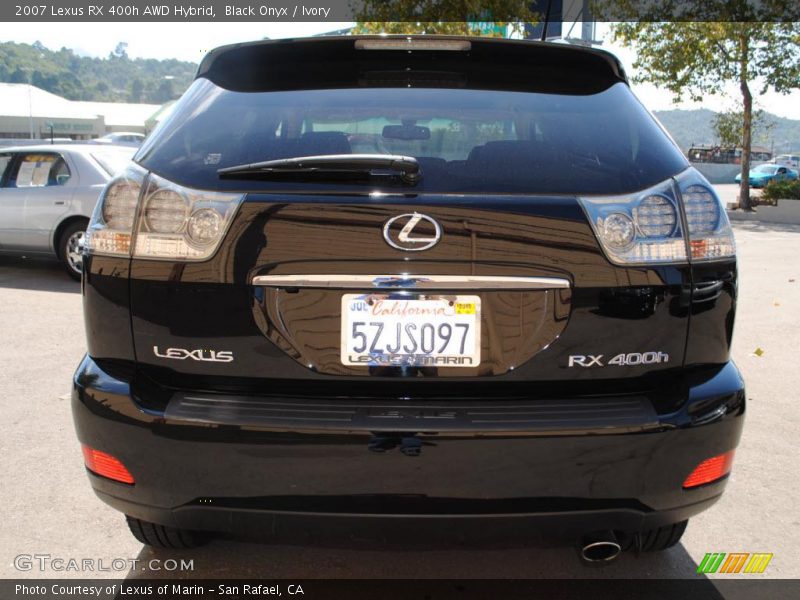 Black Onyx / Ivory 2007 Lexus RX 400h AWD Hybrid