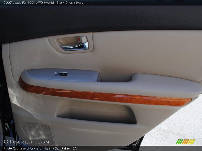 Black Onyx / Ivory 2007 Lexus RX 400h AWD Hybrid