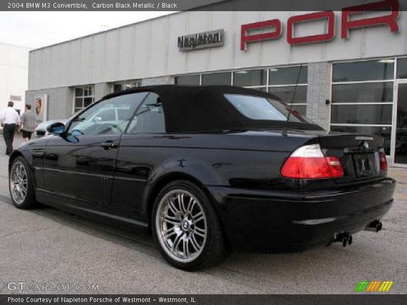 Carbon Black Metallic / Black 2004 BMW M3 Convertible