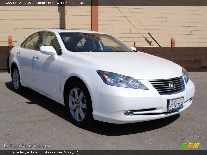 Starfire Pearl White / Light Gray 2009 Lexus ES 350