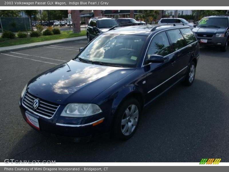Indigo Blue Pearl / Grey 2003 Volkswagen Passat GLX Wagon
