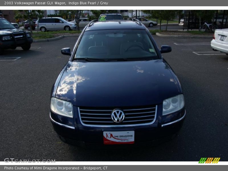 Indigo Blue Pearl / Grey 2003 Volkswagen Passat GLX Wagon