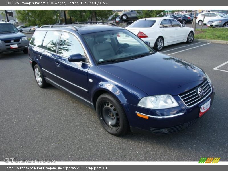 Indigo Blue Pearl / Grey 2003 Volkswagen Passat GLX Wagon