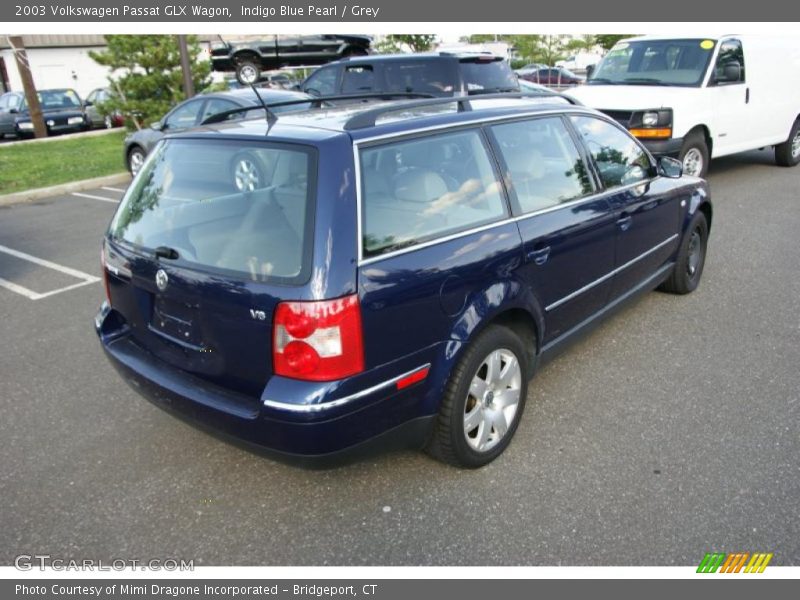 Indigo Blue Pearl / Grey 2003 Volkswagen Passat GLX Wagon