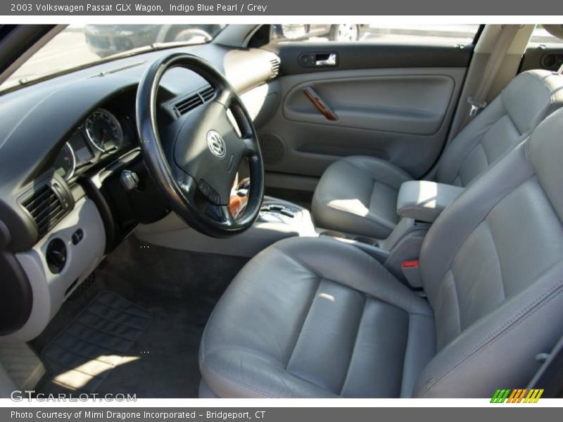 Indigo Blue Pearl / Grey 2003 Volkswagen Passat GLX Wagon