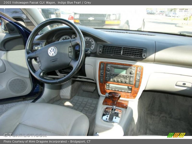 Indigo Blue Pearl / Grey 2003 Volkswagen Passat GLX Wagon