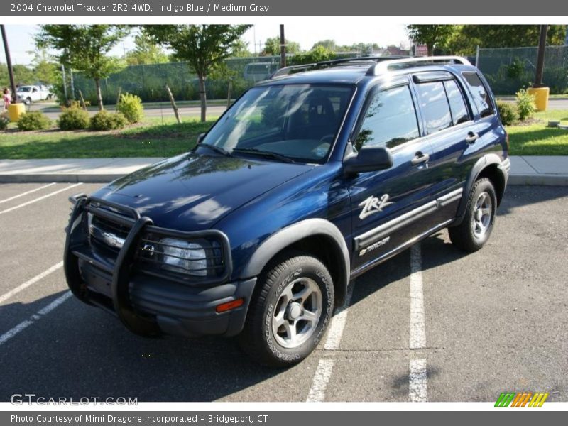Indigo Blue / Medium Gray 2004 Chevrolet Tracker ZR2 4WD