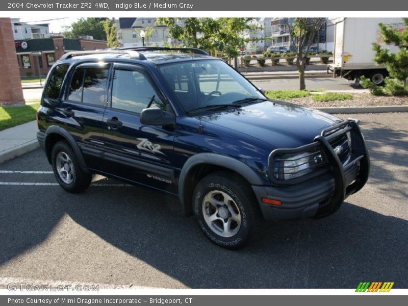 Indigo Blue / Medium Gray 2004 Chevrolet Tracker ZR2 4WD