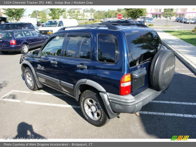 Indigo Blue / Medium Gray 2004 Chevrolet Tracker ZR2 4WD