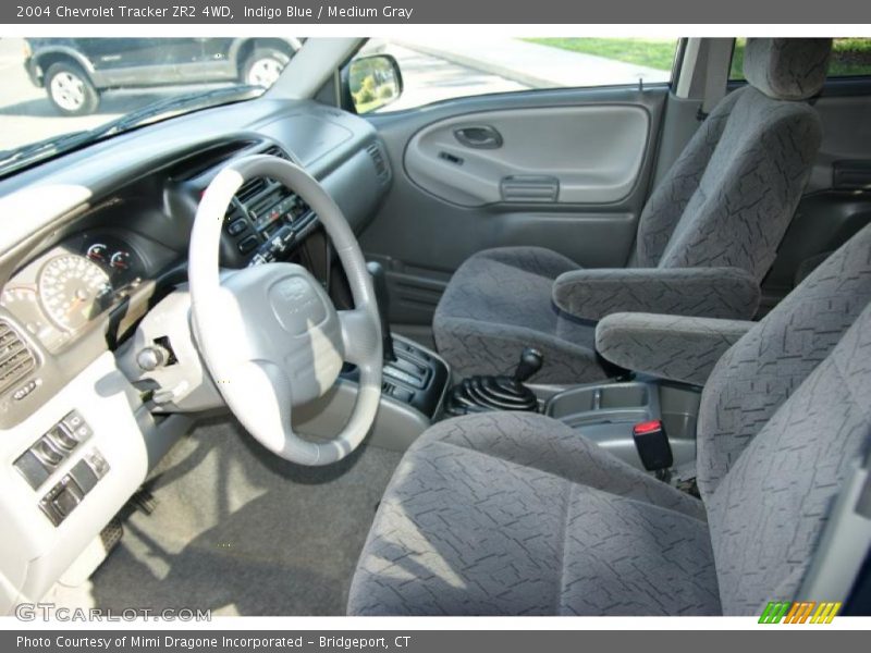 Indigo Blue / Medium Gray 2004 Chevrolet Tracker ZR2 4WD