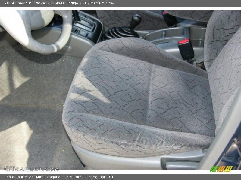 Indigo Blue / Medium Gray 2004 Chevrolet Tracker ZR2 4WD
