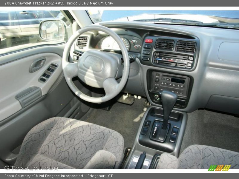 Indigo Blue / Medium Gray 2004 Chevrolet Tracker ZR2 4WD