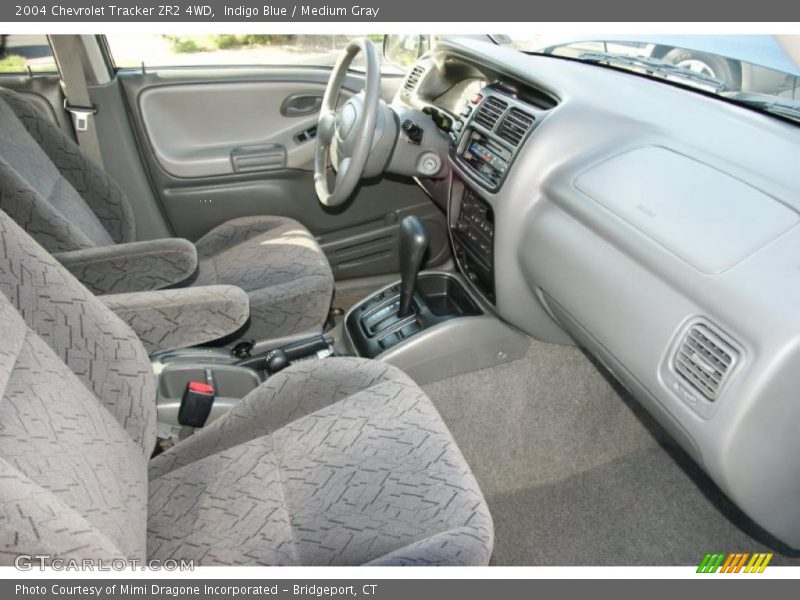 Indigo Blue / Medium Gray 2004 Chevrolet Tracker ZR2 4WD