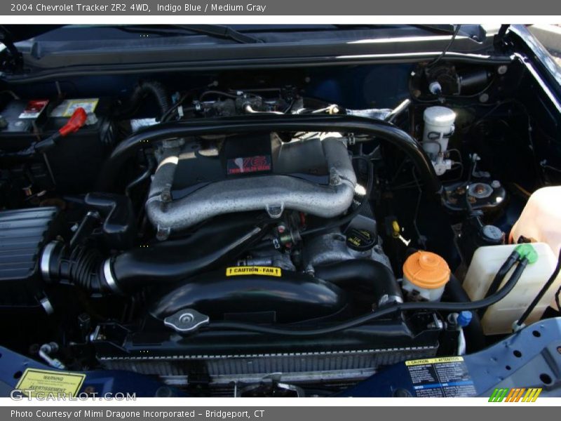 Indigo Blue / Medium Gray 2004 Chevrolet Tracker ZR2 4WD