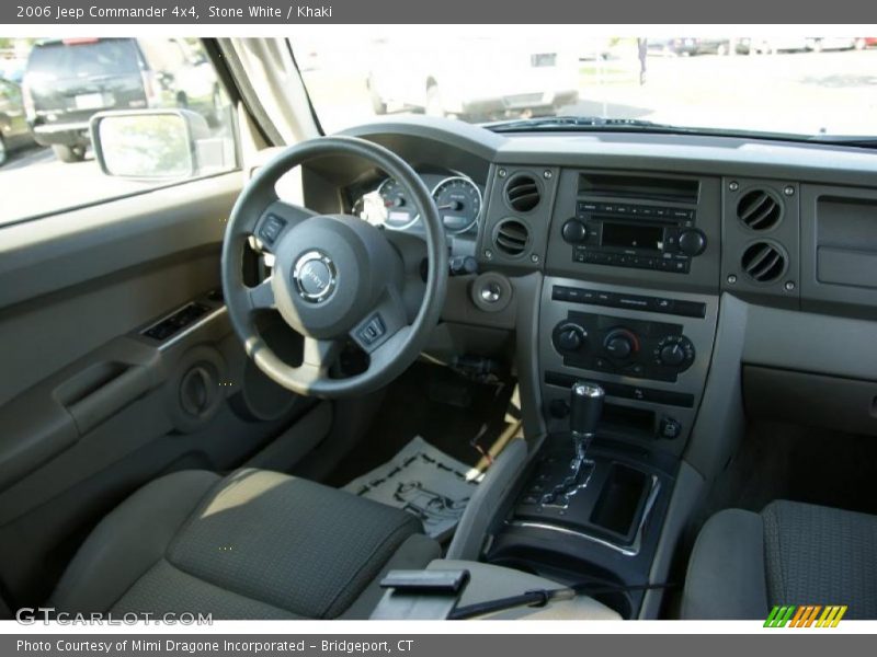 Stone White / Khaki 2006 Jeep Commander 4x4