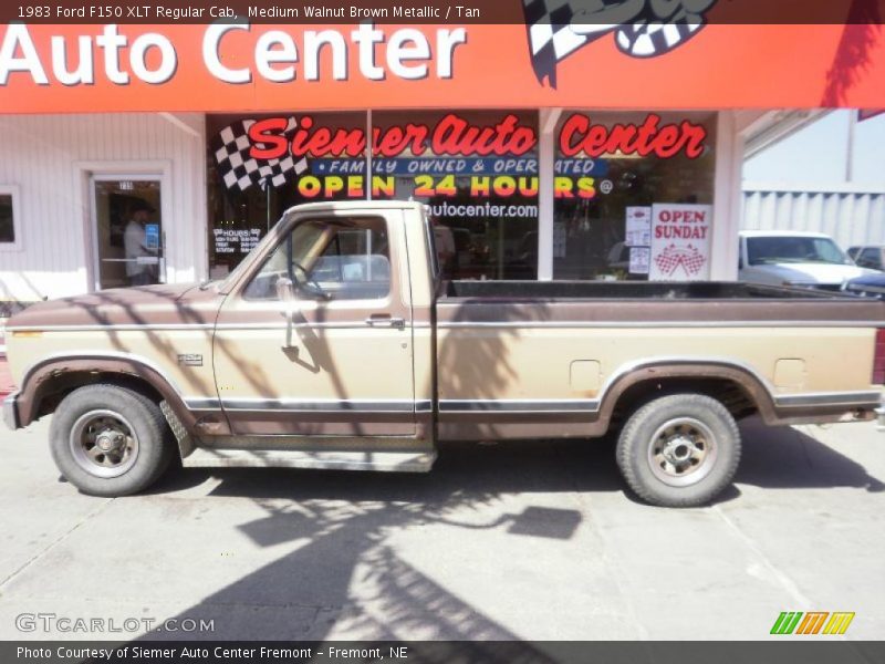 Medium Walnut Brown Metallic / Tan 1983 Ford F150 XLT Regular Cab