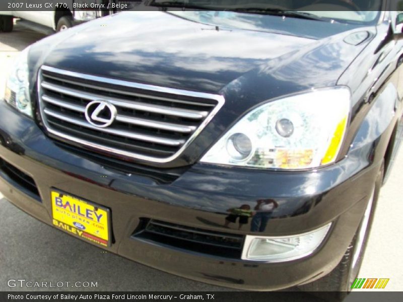 Black Onyx / Beige 2007 Lexus GX 470