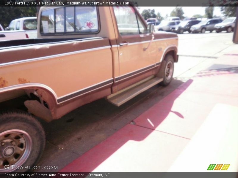Medium Walnut Brown Metallic / Tan 1983 Ford F150 XLT Regular Cab
