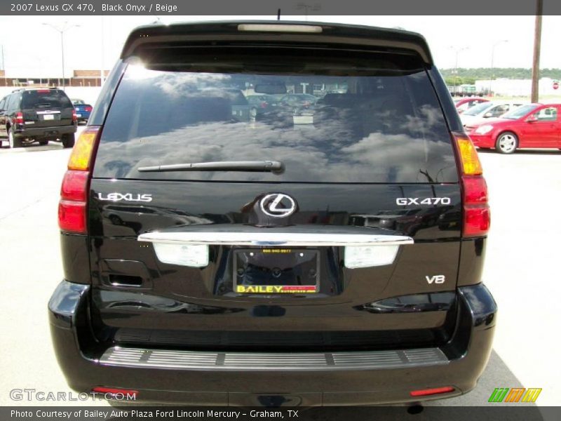 Black Onyx / Beige 2007 Lexus GX 470