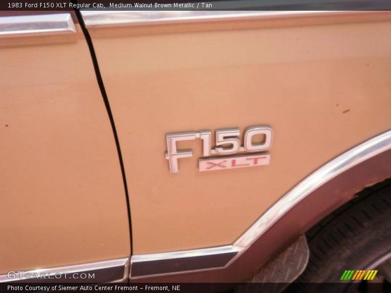 Medium Walnut Brown Metallic / Tan 1983 Ford F150 XLT Regular Cab
