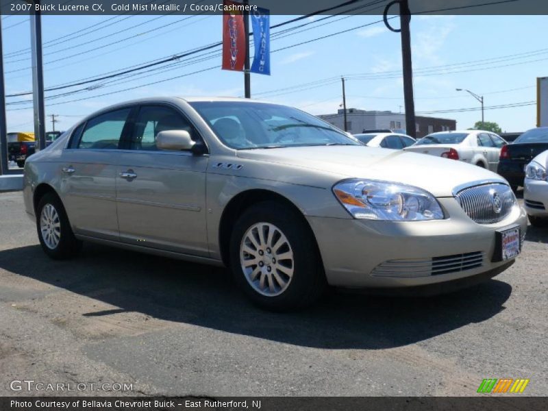 Gold Mist Metallic / Cocoa/Cashmere 2007 Buick Lucerne CX