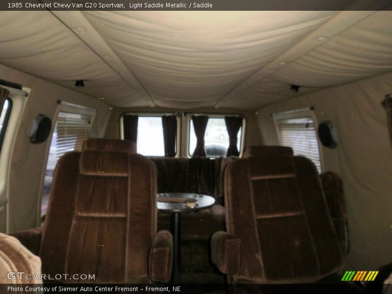 Light Saddle Metallic / Saddle 1985 Chevrolet Chevy Van G20 Sportvan