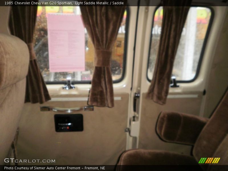 Light Saddle Metallic / Saddle 1985 Chevrolet Chevy Van G20 Sportvan
