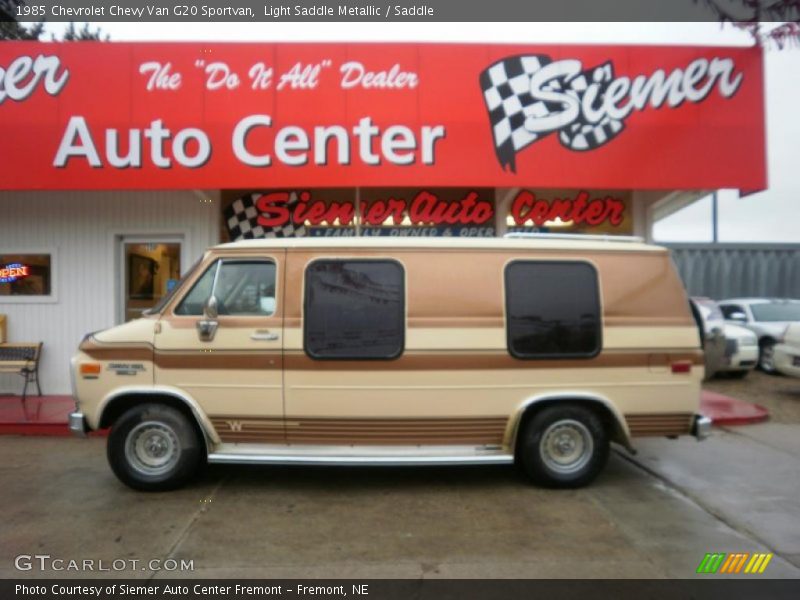 Light Saddle Metallic / Saddle 1985 Chevrolet Chevy Van G20 Sportvan