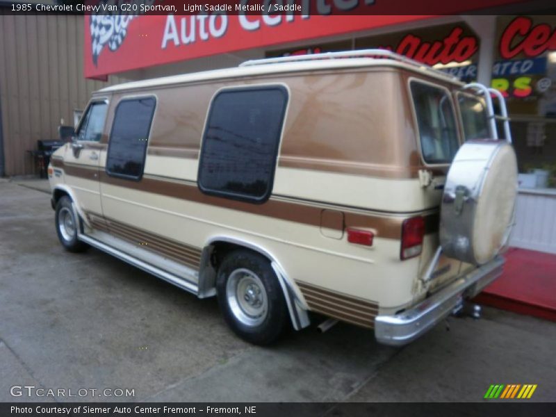 Light Saddle Metallic / Saddle 1985 Chevrolet Chevy Van G20 Sportvan