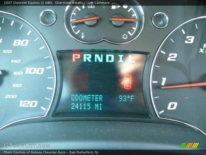 Silverstone Metallic / Light Cashmere 2007 Chevrolet Equinox LS AWD