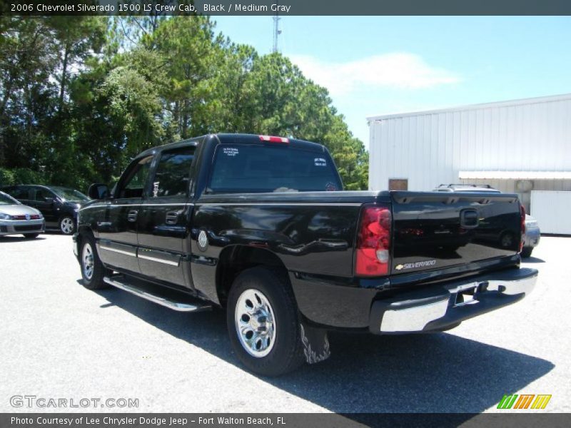 Black / Medium Gray 2006 Chevrolet Silverado 1500 LS Crew Cab