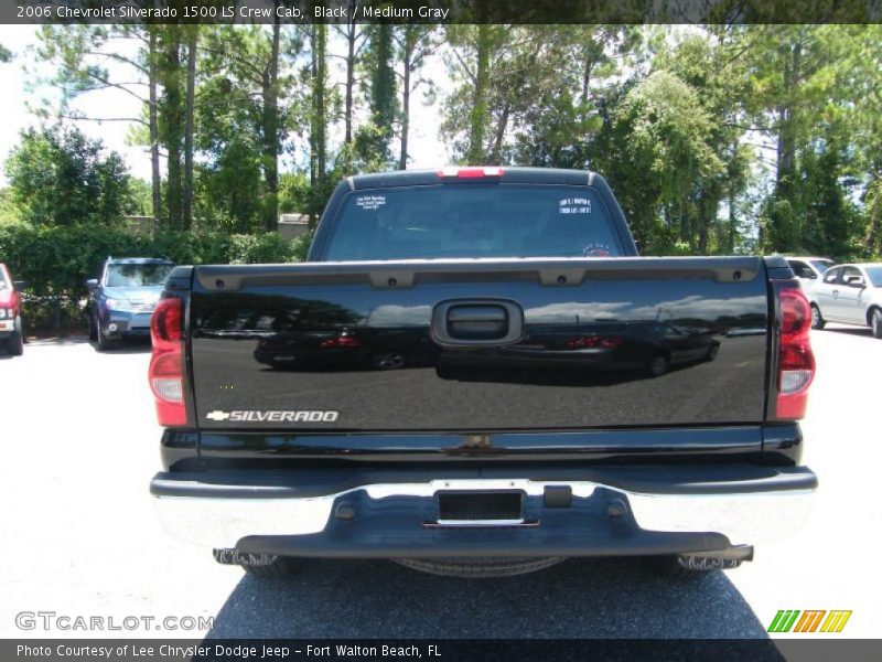 Black / Medium Gray 2006 Chevrolet Silverado 1500 LS Crew Cab
