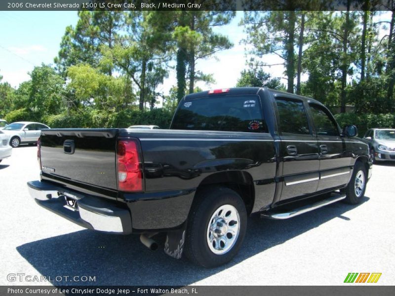 Black / Medium Gray 2006 Chevrolet Silverado 1500 LS Crew Cab