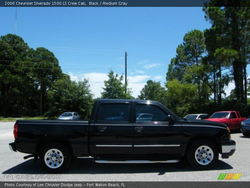 Black / Medium Gray 2006 Chevrolet Silverado 1500 LS Crew Cab