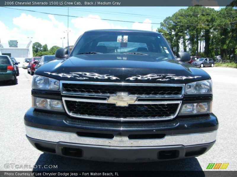 Black / Medium Gray 2006 Chevrolet Silverado 1500 LS Crew Cab