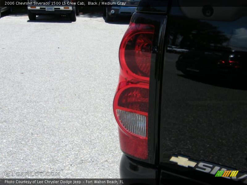 Black / Medium Gray 2006 Chevrolet Silverado 1500 LS Crew Cab