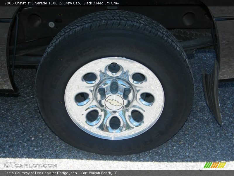 Black / Medium Gray 2006 Chevrolet Silverado 1500 LS Crew Cab