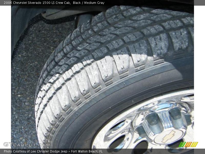 Black / Medium Gray 2006 Chevrolet Silverado 1500 LS Crew Cab