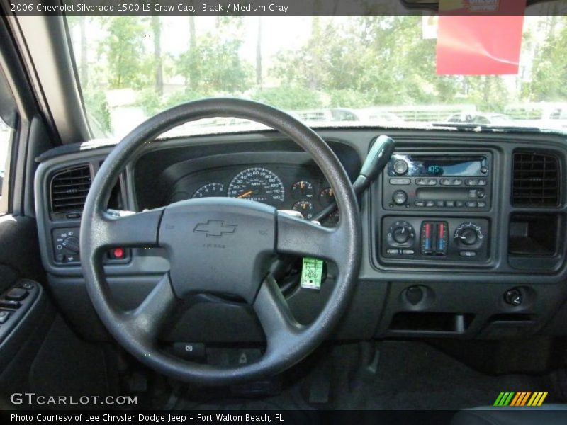 Black / Medium Gray 2006 Chevrolet Silverado 1500 LS Crew Cab