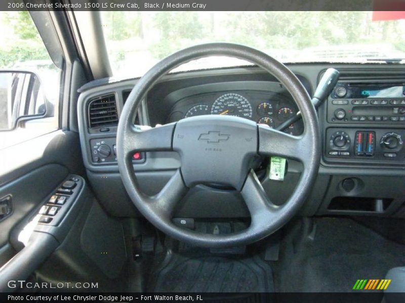 Black / Medium Gray 2006 Chevrolet Silverado 1500 LS Crew Cab