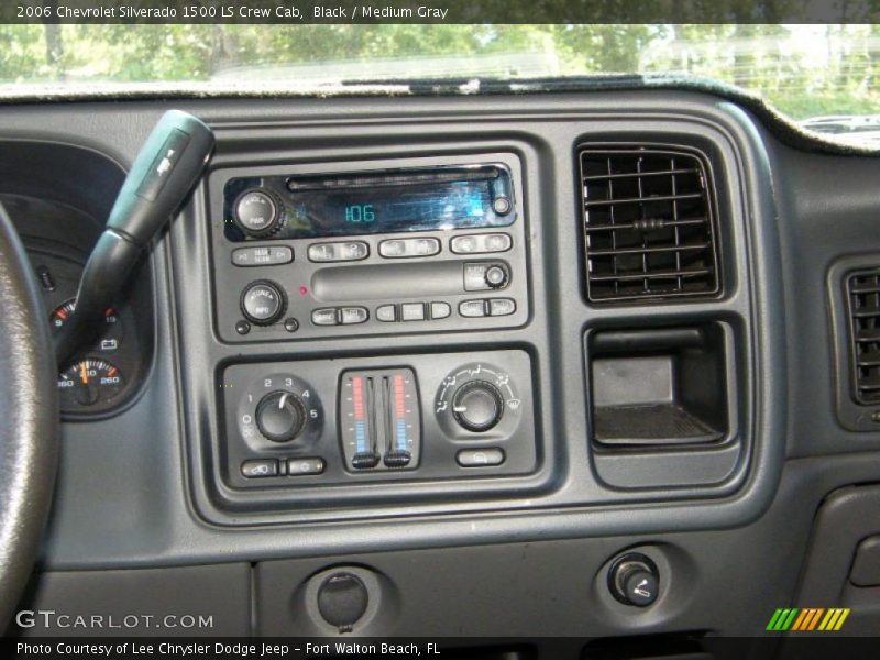 Black / Medium Gray 2006 Chevrolet Silverado 1500 LS Crew Cab