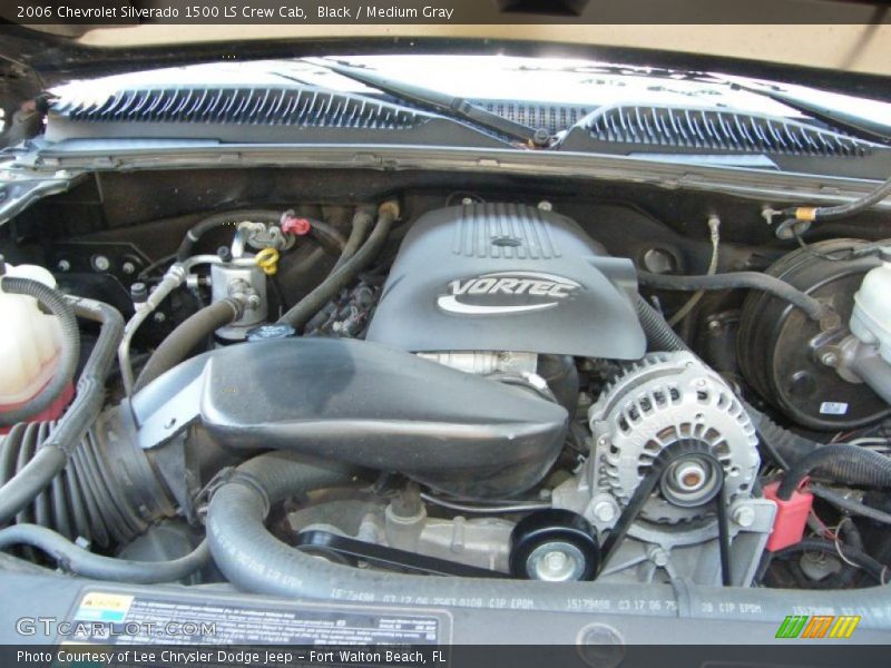 Black / Medium Gray 2006 Chevrolet Silverado 1500 LS Crew Cab