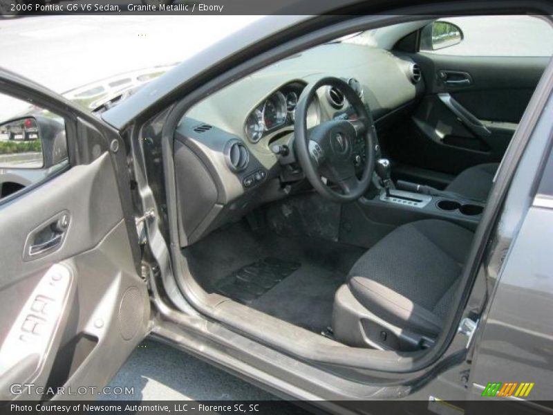 Granite Metallic / Ebony 2006 Pontiac G6 V6 Sedan