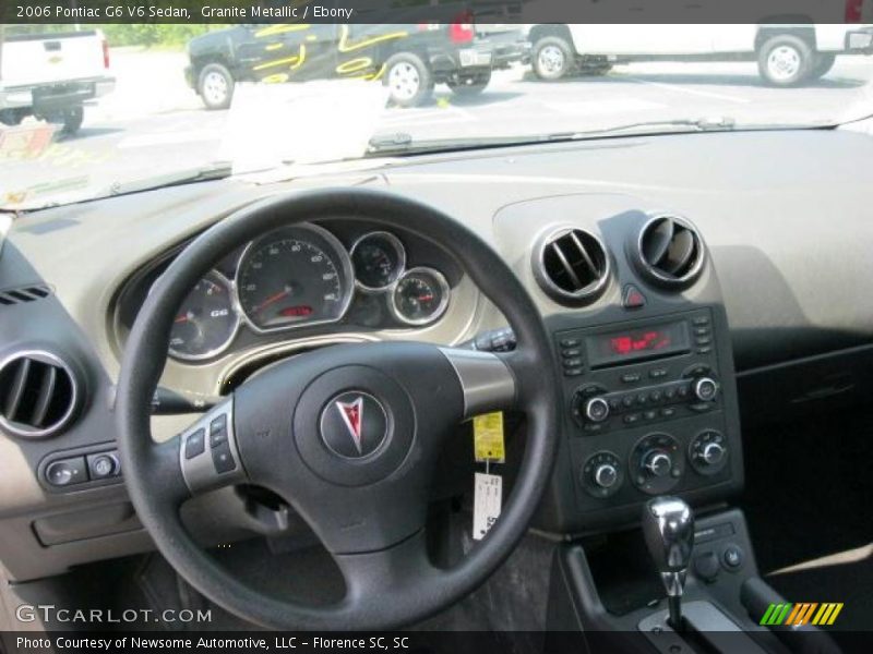 Granite Metallic / Ebony 2006 Pontiac G6 V6 Sedan