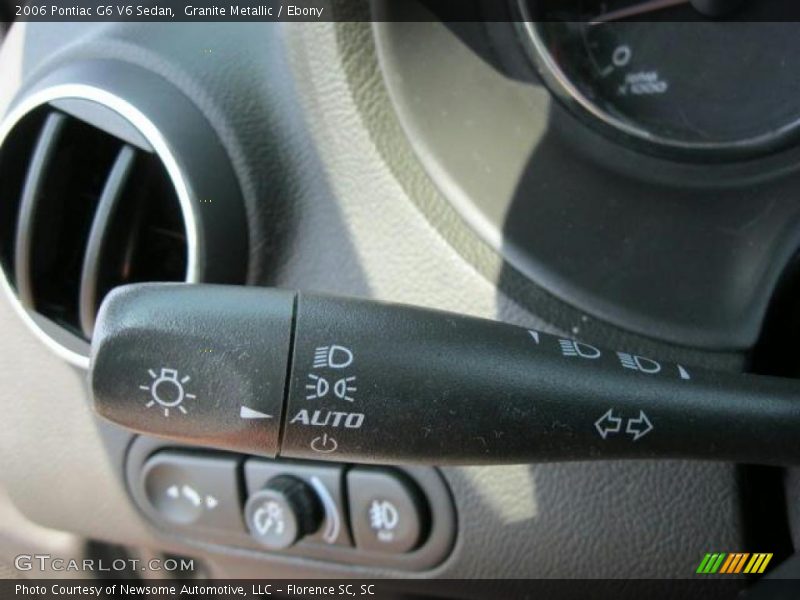 Granite Metallic / Ebony 2006 Pontiac G6 V6 Sedan
