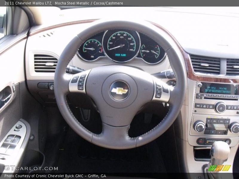 Mocha Steel Metallic / Cocoa/Cashmere 2011 Chevrolet Malibu LTZ