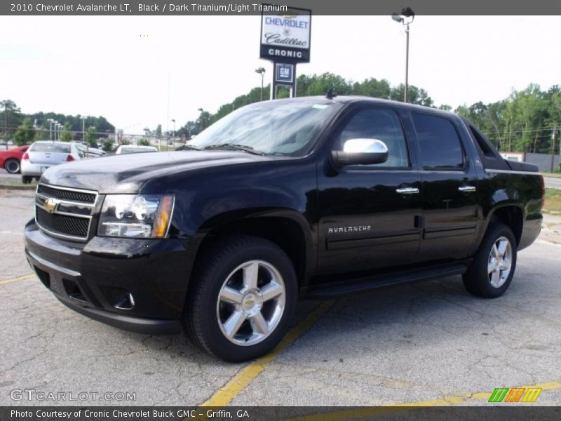 Black / Dark Titanium/Light Titanium 2010 Chevrolet Avalanche LT